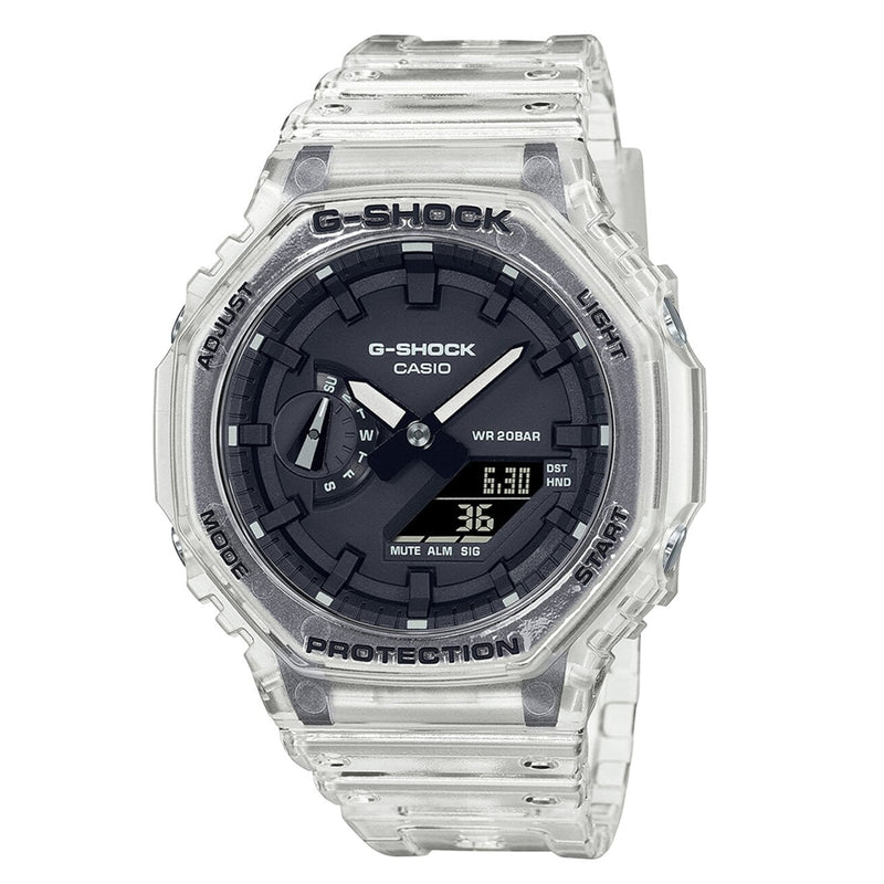 RELOJ GSHOCK OAK EXPLORADOR - GA-2100 - DEPORTIVO CASUAL - TRANSPARENTE PARA HOMBRE - G-S-210