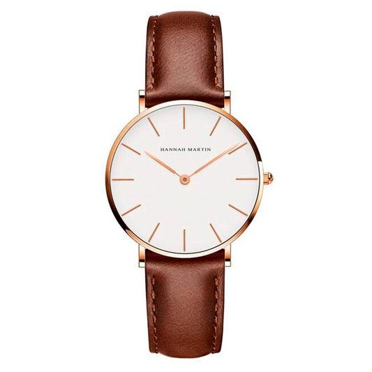 RELOJ HANNAH MARTIN ORIGINAL CASUAL MARRON PARA MUJER | HAN-20