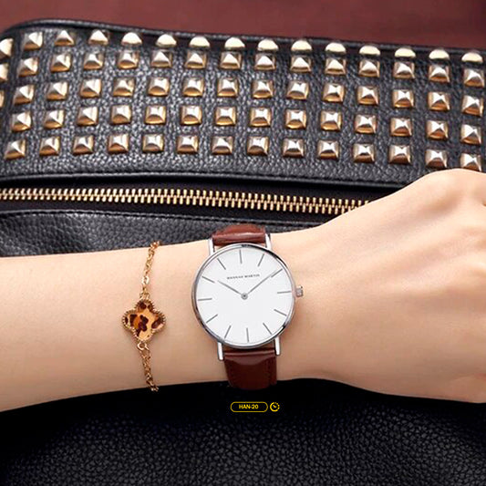 RELOJ HANNAH MARTIN ORIGINAL CASUAL MARRON PARA MUJER | HAN-20