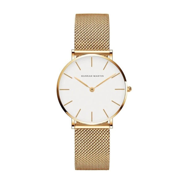 RELOJ HANNAH MARTIN ORIGINAL CASUAL ORO  | HAN-4 (1)