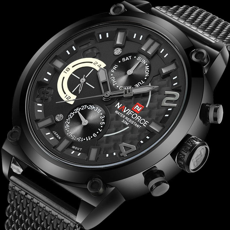 RELOJ NAVIFORCE - CASUAL NEGRO |  NAV-41 PARA HOMBRE