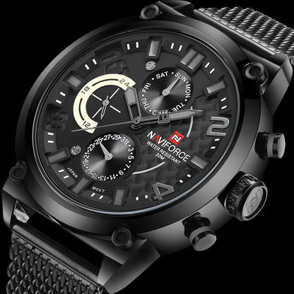 RELOJ NAVIFORCE - CASUAL NEGRO |  NAV-41 PARA HOMBRE