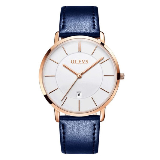 RELOJ OLEVS ORIGINAL - ELEGANTE MARRÓN AZUL CLÁSICO | OLE-2| OLE-3 | OLE-4 (7)