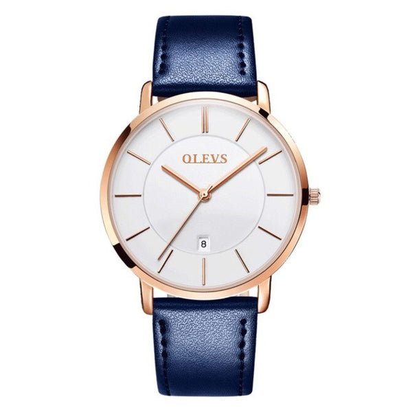 RELOJ OLEVS ORIGINAL - ELEGANTE MARRÓN AZUL CLÁSICO | OLE-2| OLE-3 | OLE-4 (7)