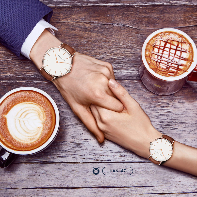 RELOJ ORGINAL HANNAH MARTIN - ELEGANTE Y CASUAL - MARRON | HAN-47 (2)