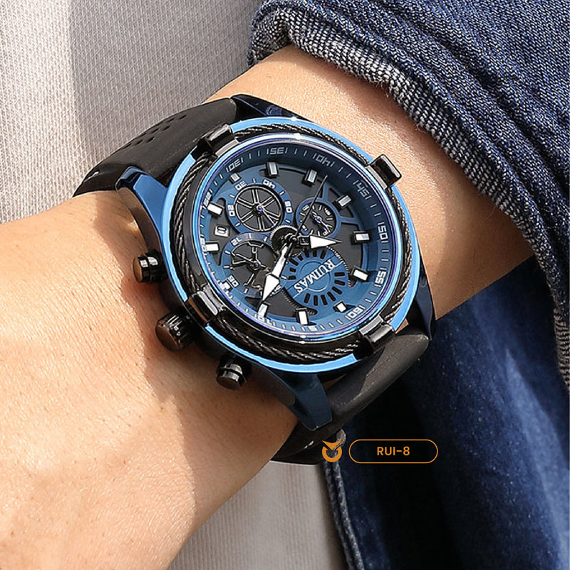 RELOJ RUIMAS ORIGINAL - CASUAL NEGRO MARINO | RUI-8 (2)