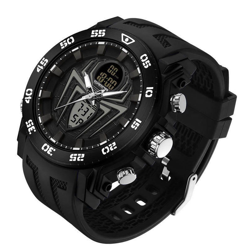 RELOJ SANDA ORIGINAL CASUAL NEGRO ARAÑA PARA HOMBRE  | SAN-60 | SAN-61
