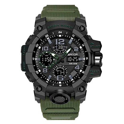 RELOJ SANDA ORIGINAL DEPORTIVO NEGRO - VERDE | SAN-23 | SAN-24 | SAN-27 (8)