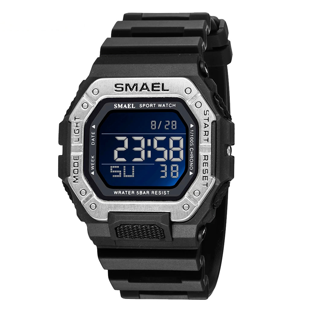 RELOJ SMAEL ORIGINAL CASUAL NEGRO DIGITAL | SMA-21 (1)