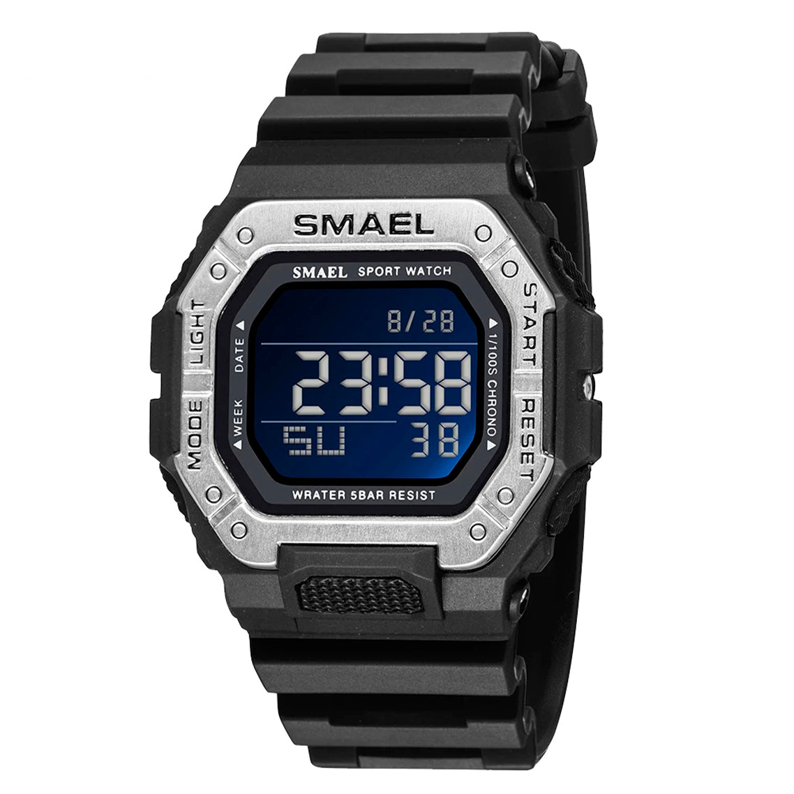 RELOJ SMAEL ORIGINAL CASUAL NEGRO DIGITAL | SMA-21 (1)