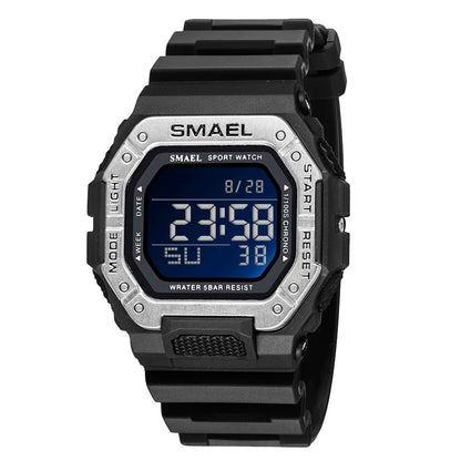 RELOJ SMAEL ORIGINAL CASUAL NEGRO DIGITAL | SMA-21 (1)