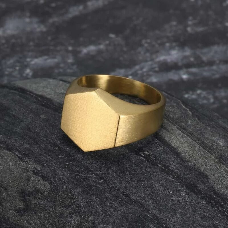 ANILLO HEX UNIK DORADO | RIN-37