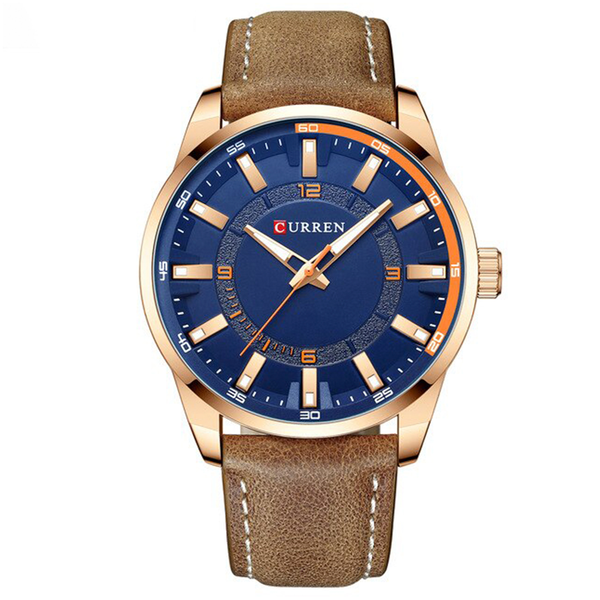 Reloj Curren Azul Marrón 8390 CUR-77 para Hombre