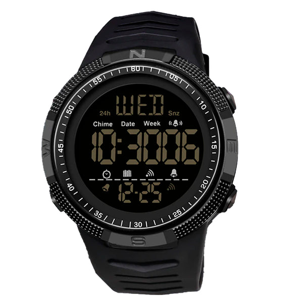 RELOJ SANDA 6014 FUTURISTA NEGRO, VERDE Y AZUL | SAN-22, SAN-124, SAN-129