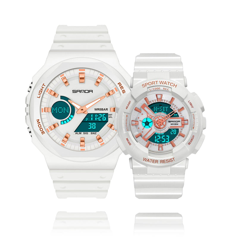 RELOJES PACK WHITE SPORT | SKU: SAN-40/SAN-37