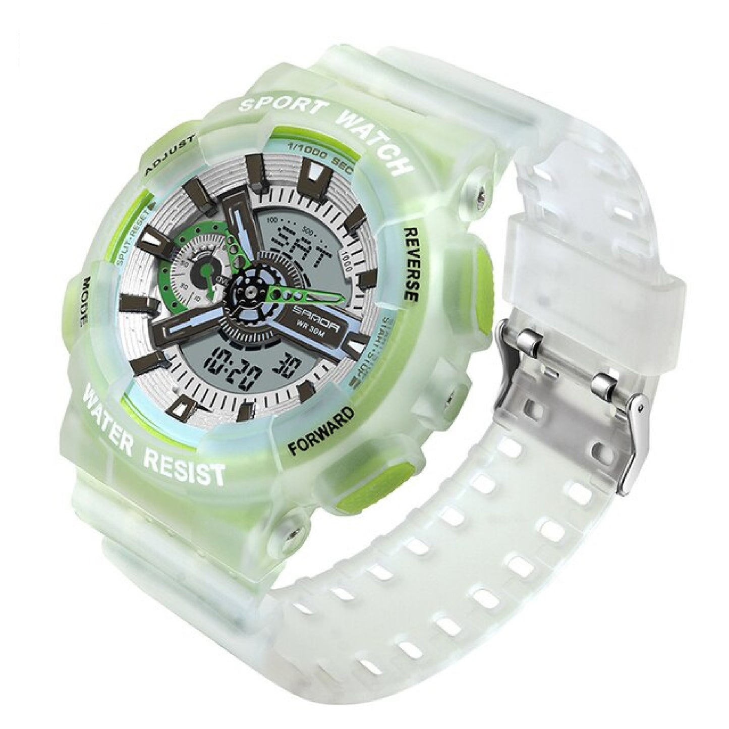 RELOJ SANDA DEPORTIVO BLANCO LEMON FANTASMA | SAN-43