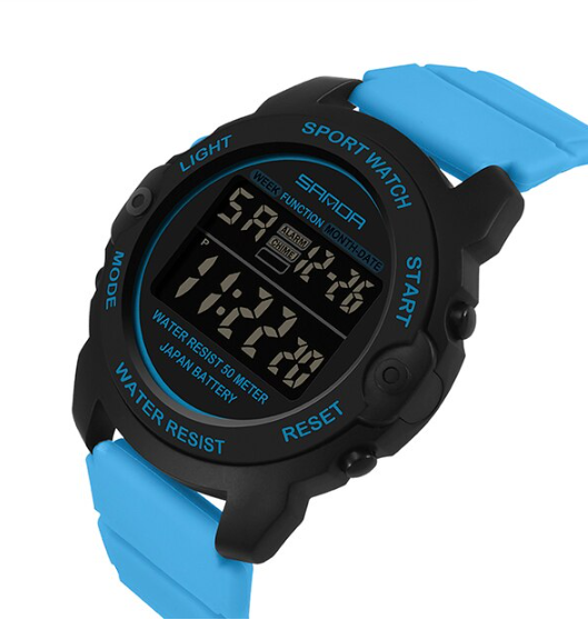 RELOJ SANDA EDICIÓN VERANO AZUL Y NEGRO | SAN-56