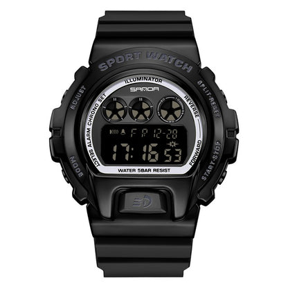 RELOJ SANDA BEZEL NEGRO ESTILO G-SHOCK | SAN-92