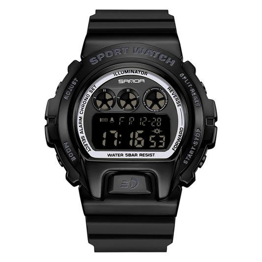 RELOJ SANDA BEZEL NEGRO ESTILO G-SHOCK | SAN-92