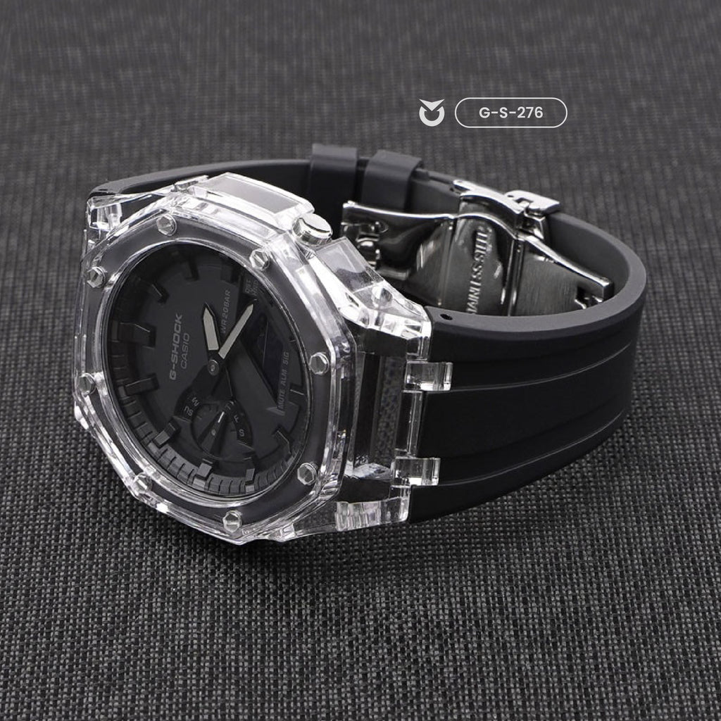 RELOJ G-SHOCK OAK NEGRO BLANCO TRANSPARENTE | G-S-276