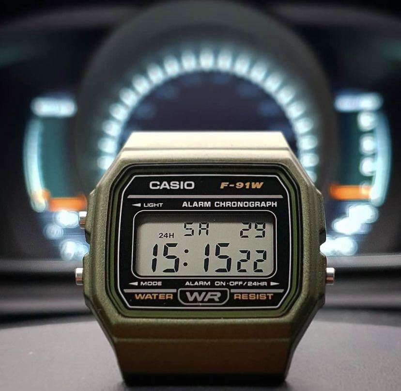 RELOJ G-SHOCK F-91WM-3A | SKU: OG-S-66