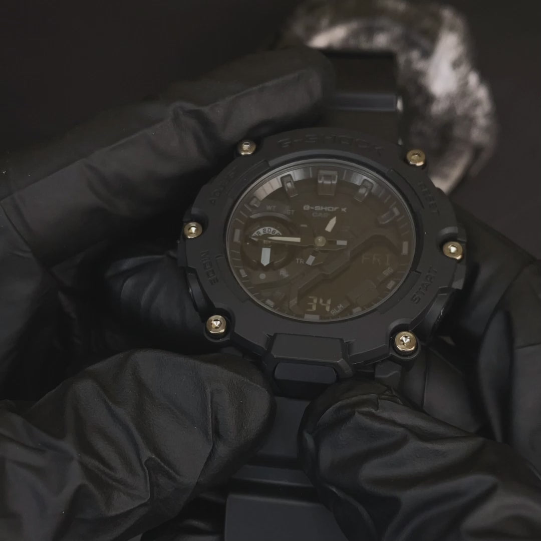 RELOJ G-SHOCK ORIGINAL NEGRO GA-2200BB | OG-S-20-5
DEPORTIVO PARA HOMBRE