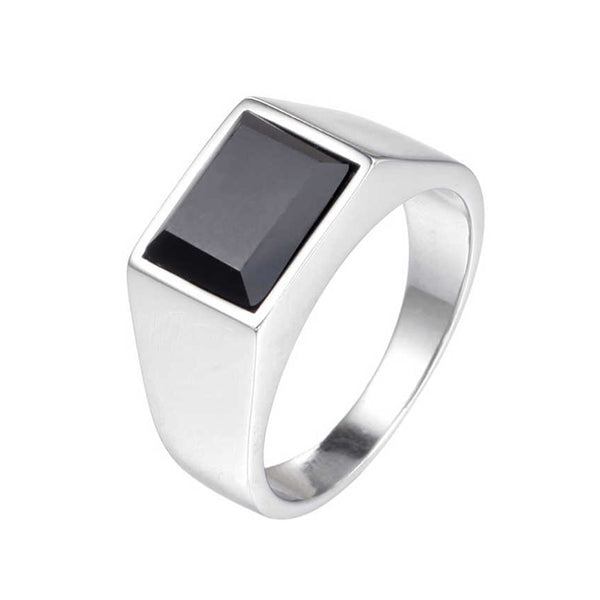 ANILLO CUBE NEGRO | SKU: RIN-56