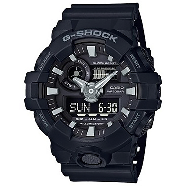 RELOJ HOMBRE G SHOCK NEGRO MATE DIGITAL CLOCK PER