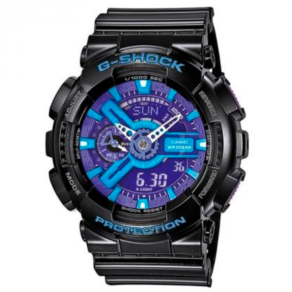 RELOJ G-SHOCK - AZUL NEÓN | SKU: G-S-46 - CLOCK-PERU