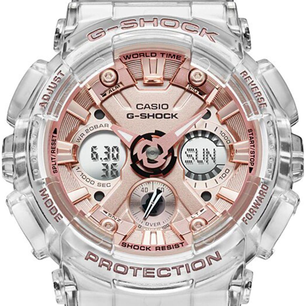 RELOJ G-SHOCK - TRANSPARENTE ROSADO | SKU: G-S-193