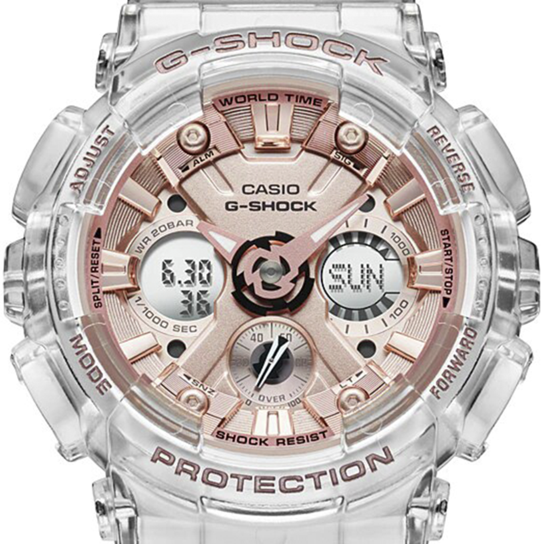 RELOJ G-SHOCK - TRANSPARENTE ROSADO | SKU: G-S-193